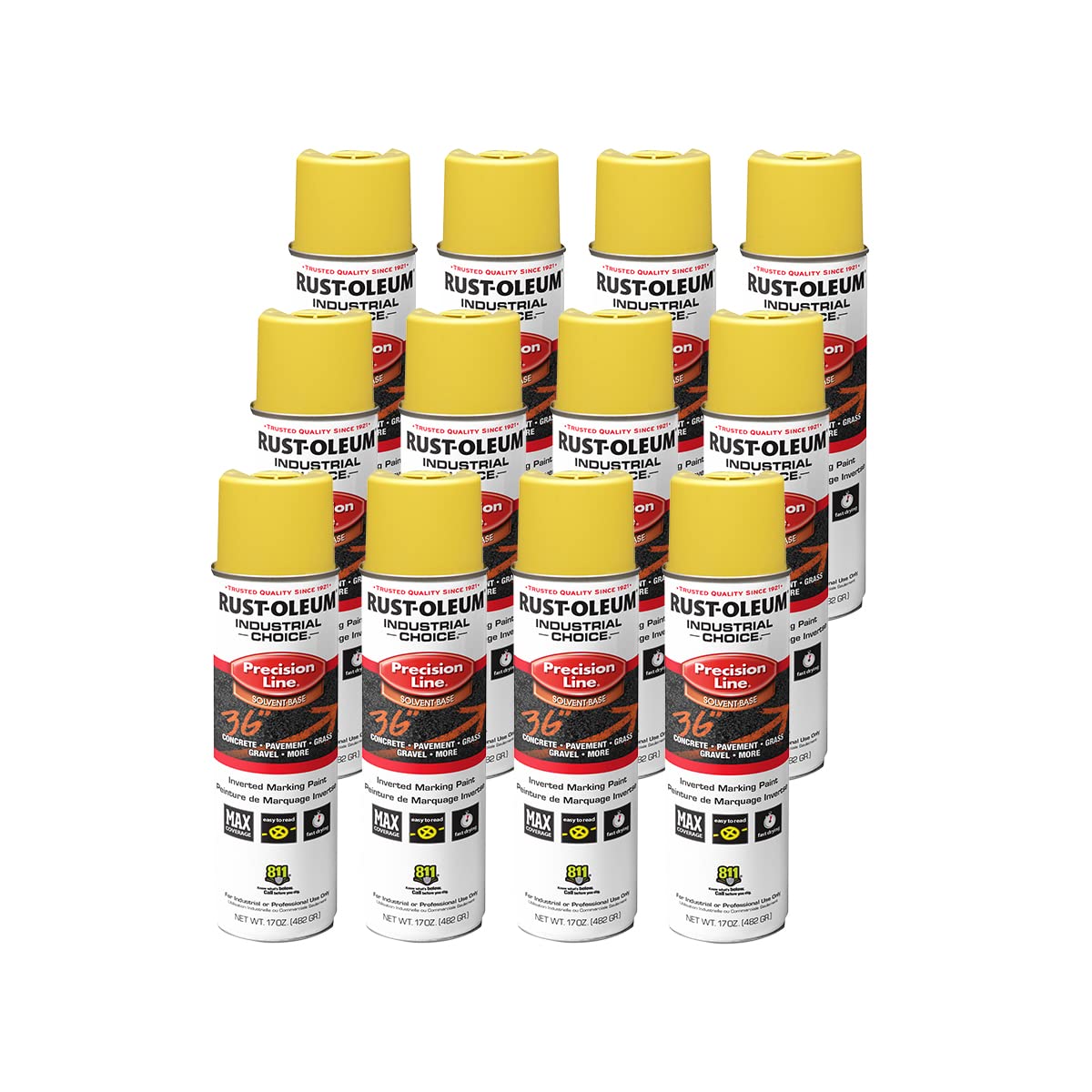 Rust-Oleum Industrial Choice M1600/M1800 Precision Line Inverted Marking Paint