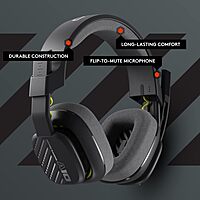 Logitech G Astro A10 Gen 2 Cross-Platform Wired Over-Ear Gaming Headset