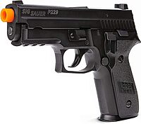 Sig Sauer ProForce P229 6mm BB Caliber 23 Round Metal Slide Green Gas Power System Airsoft Pistol with White Dot Sight