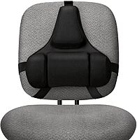 Fellowes Professional Series Back Support with Microban Protection, Black (8037601)