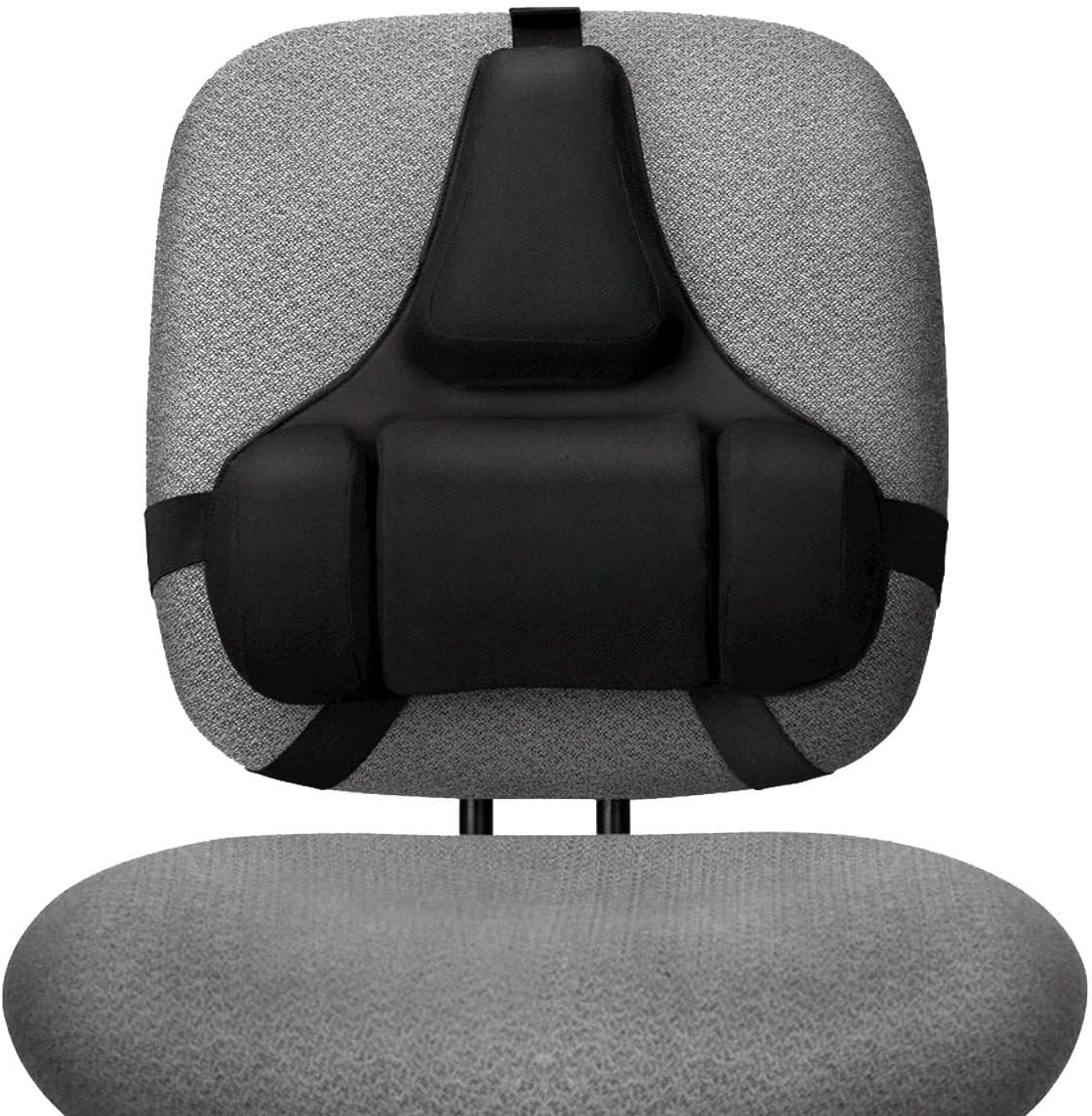 Fellowes Professional Series Back Support with Microban Protection, Black (8037601)