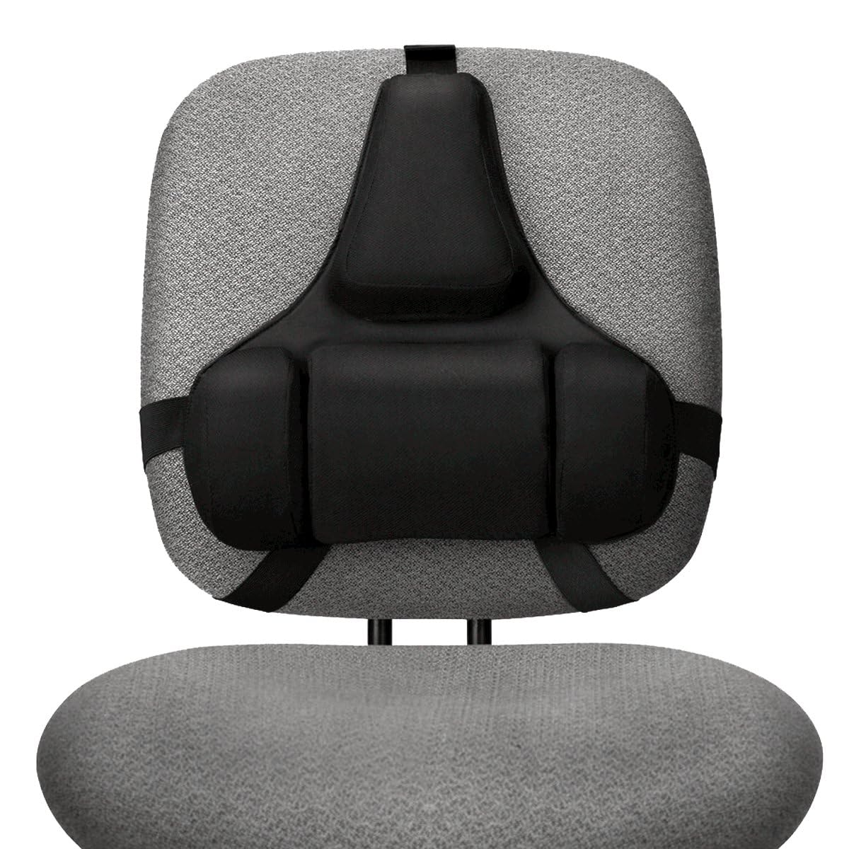Fellowes Professional Series Back Support with Microban Protection, Black (8037601)
