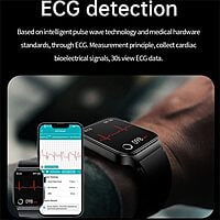 Reloj Inteligente De Glucosa En Sangre ECG+PPG HRV