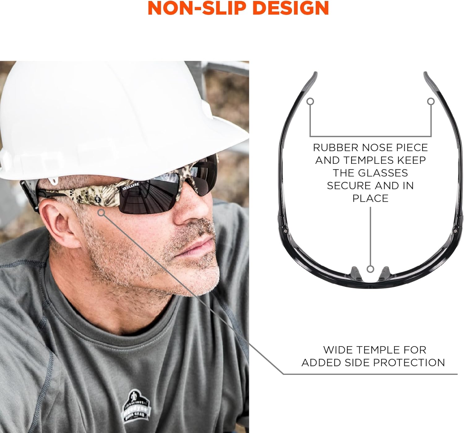 ERGODYNE Skullerz DAGR Safety Glasses