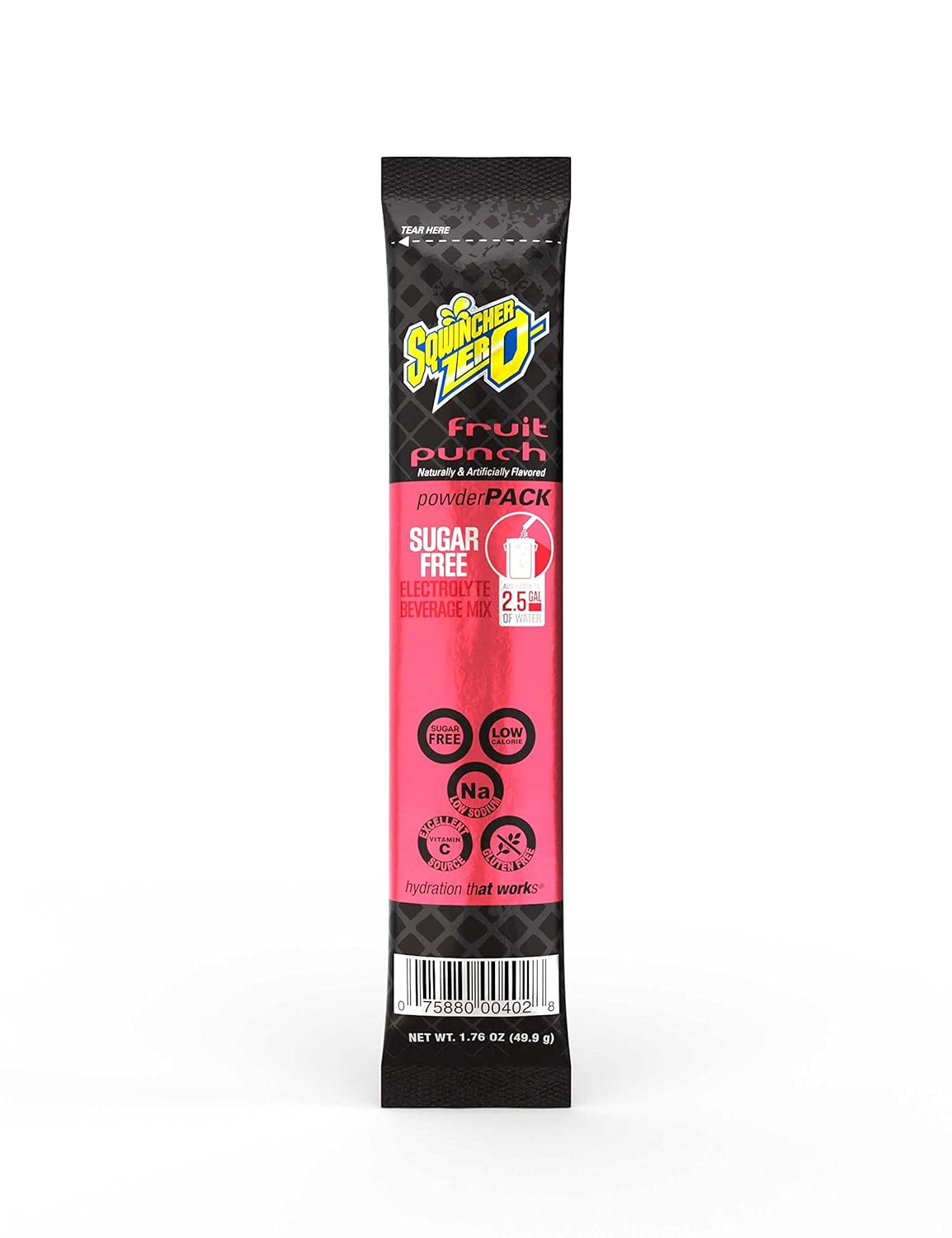 Sqwincher Zero Power Pack | Assorted Flavored | Sugar Free | Low Calorie | Low Sodium | Electrolyte Replenishment Hydration