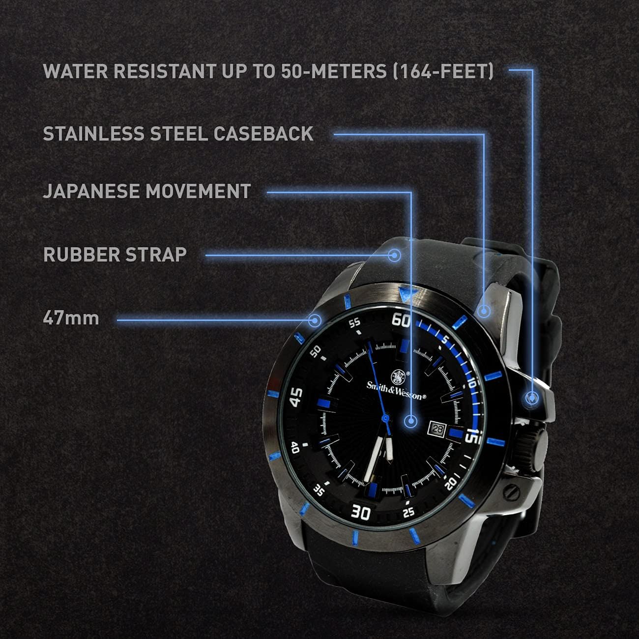 SMITH & WESSON Men's Trooper Watch