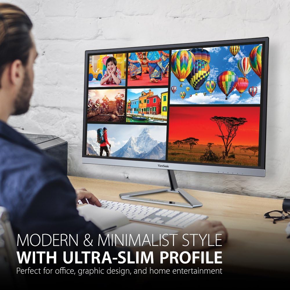 ViewSonic VX-SMHD Full HD IPS Monitor with HDMI and DisplayPort