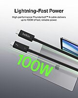 Belkin Thunderbolt 4 Cable USB-C to USB-C w/ 100W Power Delivery