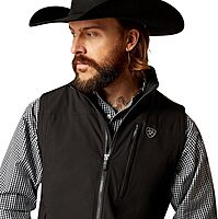 Men Pioner Black Vest