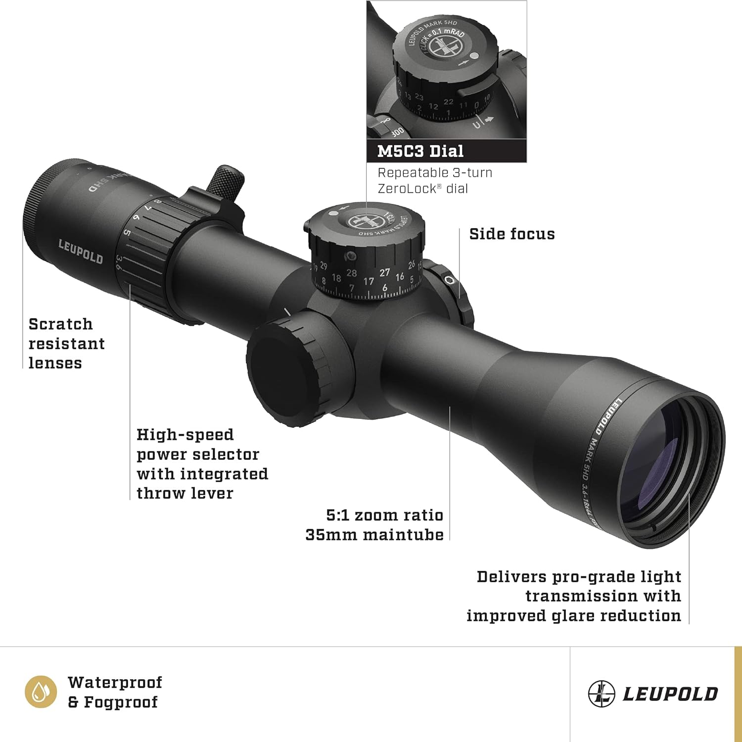 Leupold Mark 5HD Rifle Scope