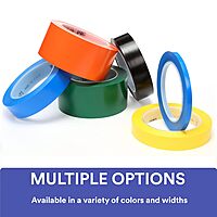 3M Vinyl Tape 471, 3/8 in x 36 yd, Black, 1 Roll, Black Floor Tape, Paint Alternative for Floor Marking, Social Distancing