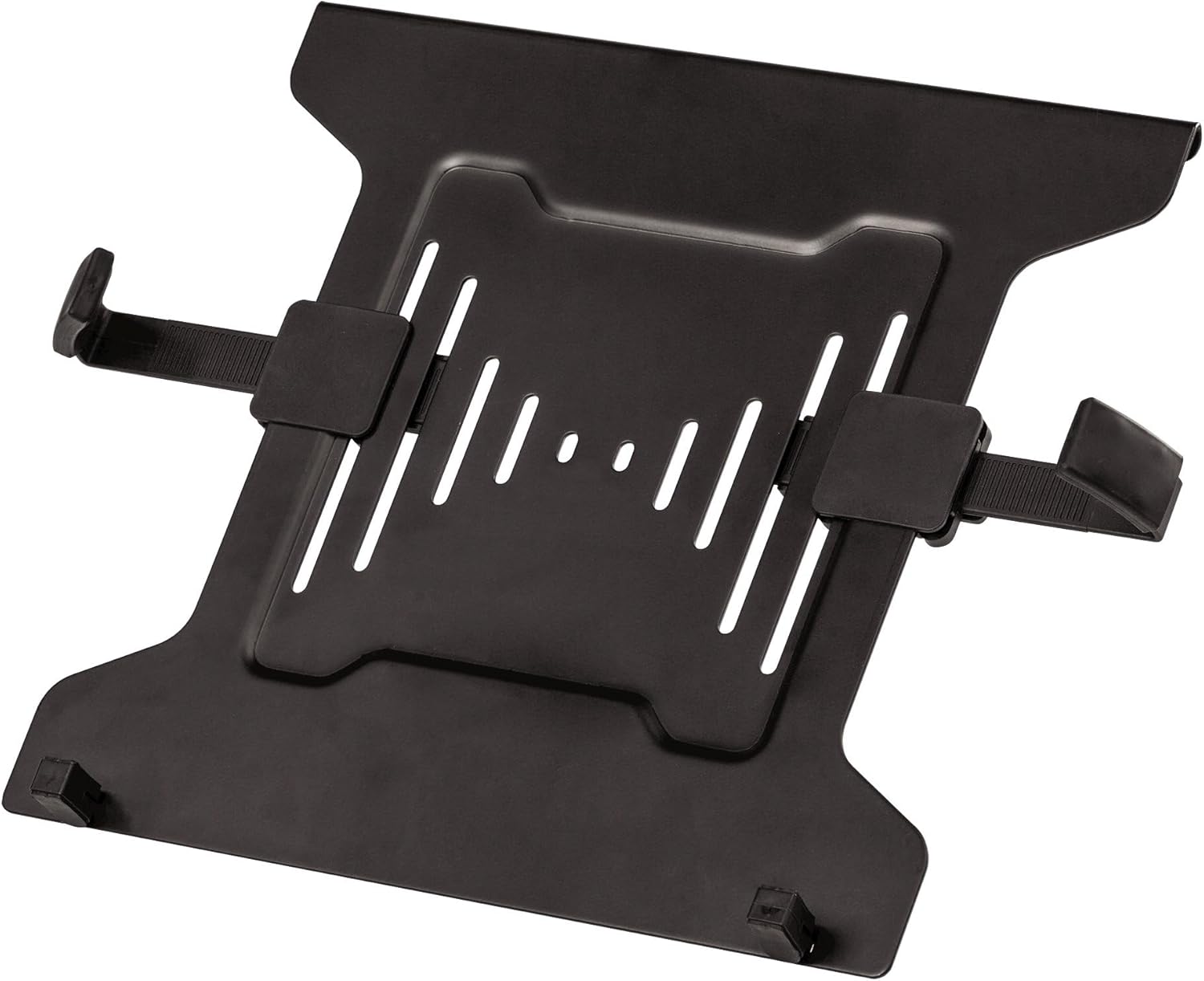 Fellowes 8044101 Adjustable Laptop Stand for Desk with Dual Monitor Arm, 17 Inch Monitor Capacity