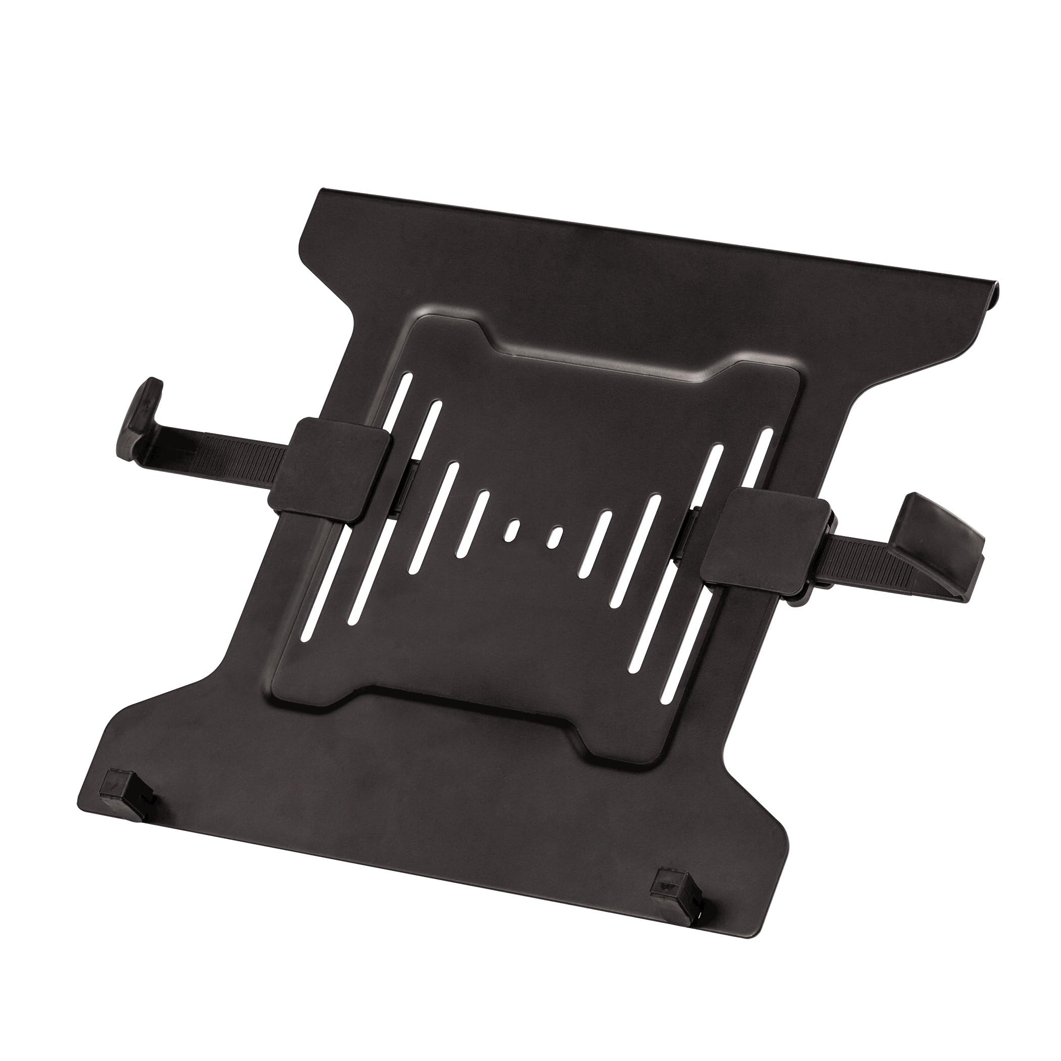 Fellowes 8044101 Adjustable Laptop Stand for Desk with Dual Monitor Arm, 17 Inch Monitor Capacity