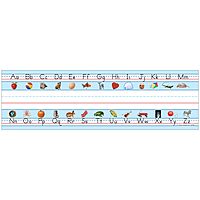 Carson Dellosa 36PC Alphabet Name Plate for Desk, ABC Nametags With Sight Words Illustrations for Letter Recognition and Writing Practice, Preschool and Daycare Labels, Kindergarten School Supplies
