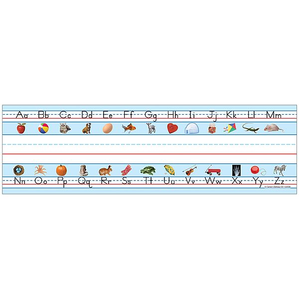 Carson Dellosa 36PC Alphabet Name Plate for Desk, ABC Nametags With Sight Words Illustrations for Letter Recognition and Writing Practice, Preschool and Daycare Labels, Kindergarten School Supplies