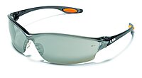MCR Safety Law LW2 Series Crew Dielectric Safety Glasses Silver Mirror Duramass Lens 5.6 x 1.7 inch