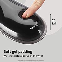 KENSINGTON Duo Gel Mouse & Keyboard Wrist Rests