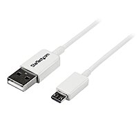 StarTech.com Mobile Charge Sync USB to Slim Micro USB Cable (A to Micro B)