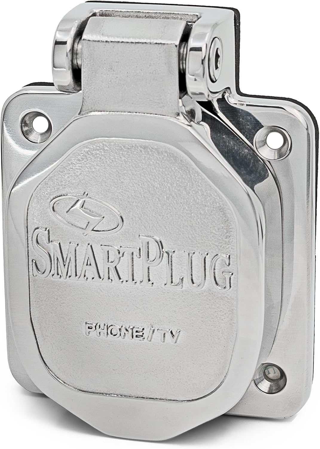 SmartPlug Data Port Case/Inlet Only - 316 SS Cover w/One Blank Plug & One Open Port