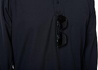 VERTX Mens Coldblack Long-Sleeve Tactical Polo Shirt