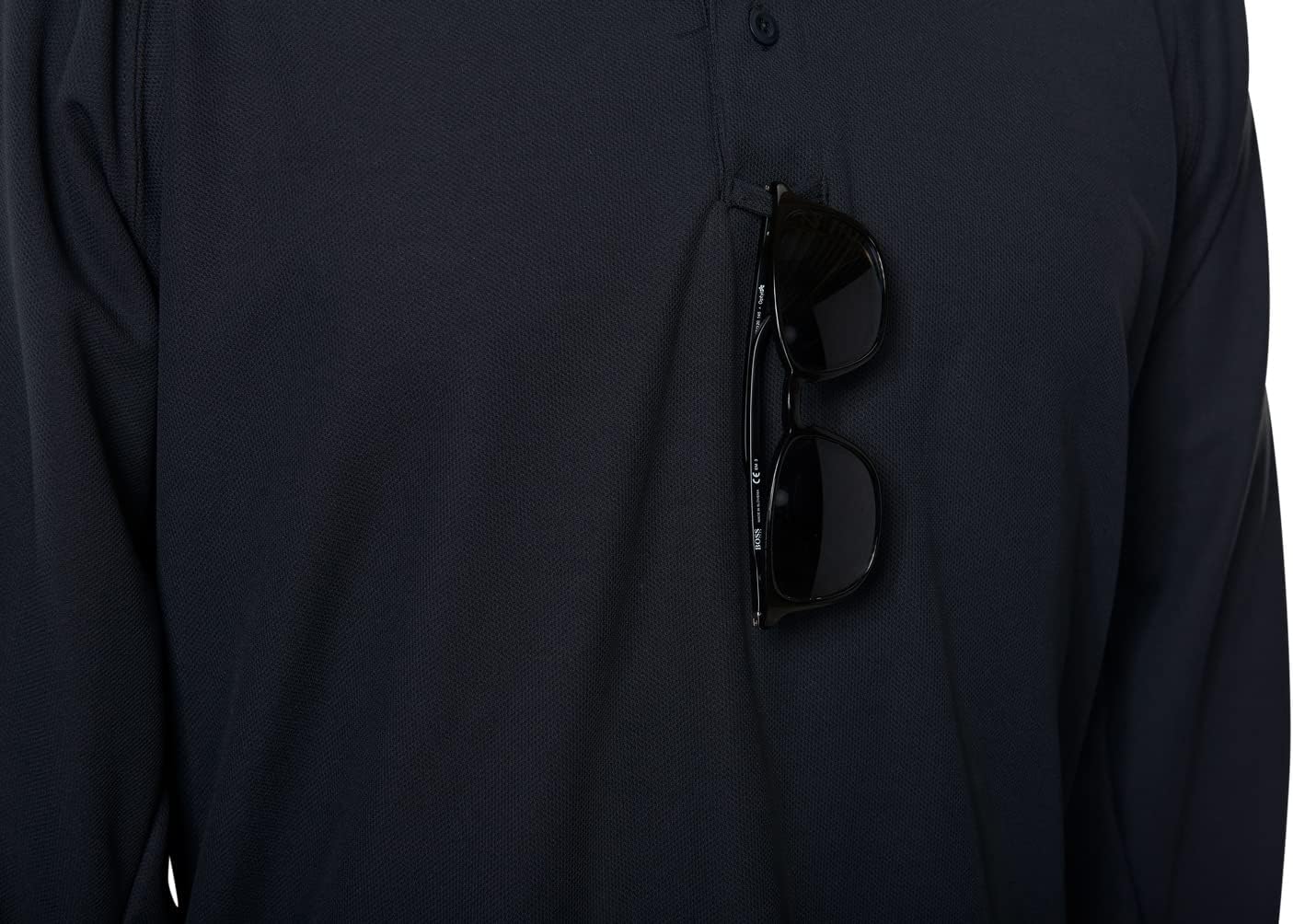 VERTX Mens Coldblack Long-Sleeve Tactical Polo Shirt