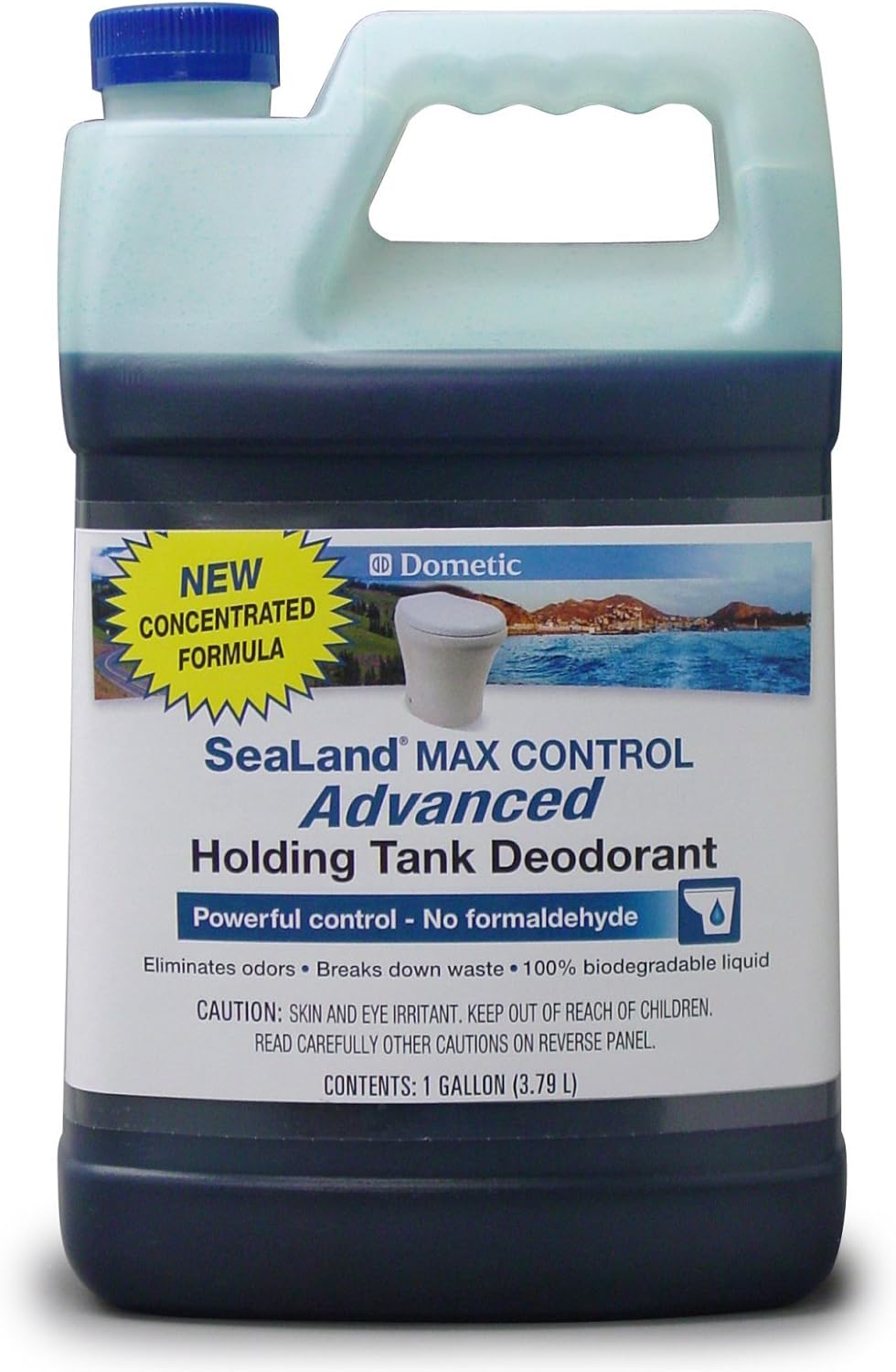 Dometic 379700029, Max Control Natural Waste Digester and Odor Eliminator Bottle, 8oz, 4- Pack