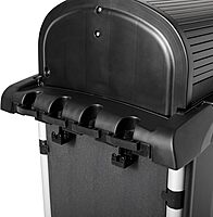 Rubbermaid Commercial High Security Housekeeping Janitorial Cart with Wheels, Yellow Vinyl Bag