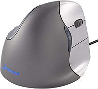 Evoluent – The Original Vertical Mouse – VM4R Ergonomic Vertical Mouse Right Hand Med-to-L Wired USB, Sculpted for Comfort