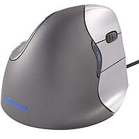 Evoluent – The Original Vertical Mouse – VM4R Ergonomic Vertical Mouse Right Hand Med-to-L Wired USB, Sculpted for Comfort