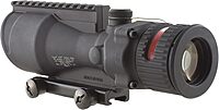 Trijicon ACOG 6 X 48 Scope Dual Illuminated Horseshoe .50 Ballistic Reticle, Red