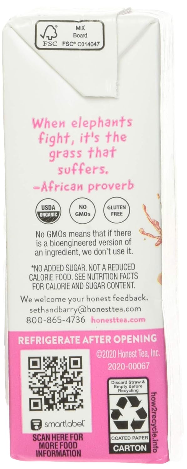 Honest Kids Organic Fruit Juice Drink Boxes Variety Pack, 6 Oz, Pack Of 40 Boxes