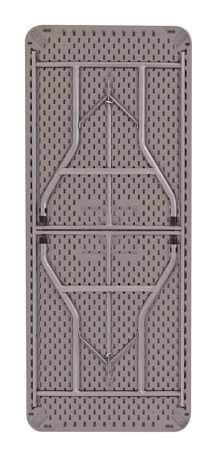 National Public Seating Plastic Folding Table - Heavy-Duty Portable Indoor/Outdoor