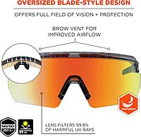 Ergodyne Skullerz AEGIR Polarized Fog-Off+ Safety Glasses