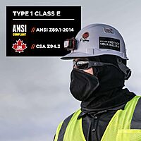 ERGODYNE Skullerz 8970 Class E Cap-Style Hard Hat with Ratchet Suspension