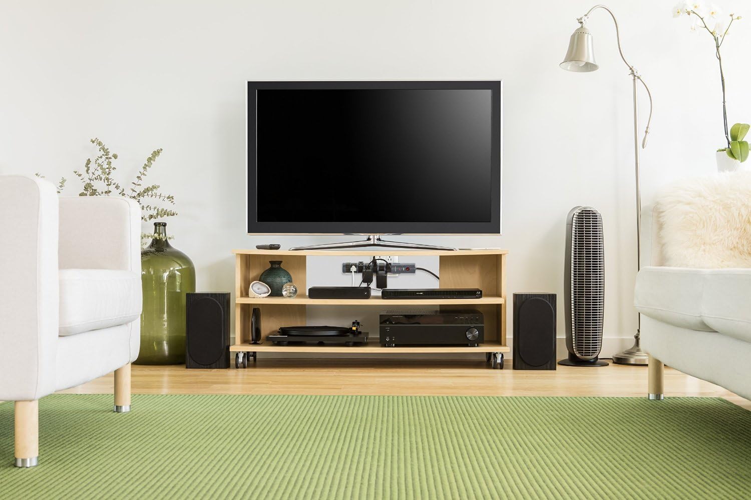 Belkin 8-Outlet Pivot-Plug Power Strip Surge Protector With 6ft Cord & Telephone Protection