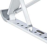 StarTech.com Foldable Laptop Riser Stand, Portable Height Adjustable Ergonomic Laptop Stand