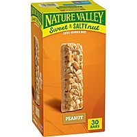 Nature Valley Sweet and Salty Granola Bars, Peanut, 30 Bars, 36 OZ Peanut 30 Count (Pack of 1)