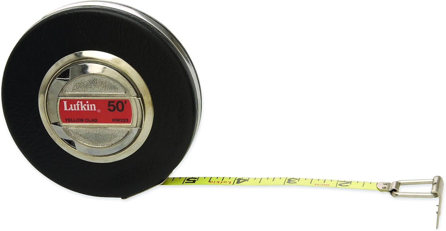 Crescent Lufkin 3/8" x 50' Banner Yellow Clad Tape Measure - HW223