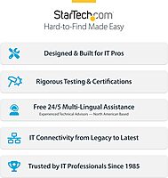 StarTech.com 50cm (1.6ft) Certified Ultra High Speed HDMI Cable, 8K 60Hz/4K 120Hz, HDMI 2.1 Cord with HDR10+ / eARC, 48Gbps