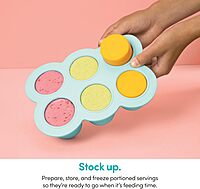 NutriBullet NBY-50100 Baby Complete Food-Making System, 32-Oz, White, Blue, Clear 32-oz.