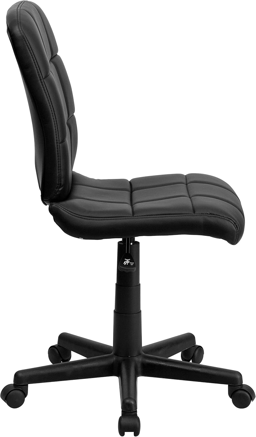 Flash Furniture Clayton Mid-Back Tufted Vinyl Upholstered Swivel Desk Chair with Padded Seat