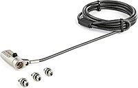 StarTech.com Universal 3-in-1 Laptop Lock 6.6ft (2m) Security Cable