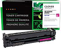 Clover Remanufactured High Yield Toner Cartridge Replacement for HP CF503X (HP 202X) | Magenta