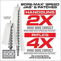 Real Avid Bore-Max Speed Jags & Patches Multi-Cal Pack - Set of 10 Jags for .22-.243Cal 6mm .260Cal 6.5mm. 270Cal. 284 7mm .30Cal 7.62mm 9mm. 40-45Cal