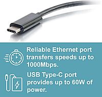 C2G USB-C to Gigabit Ethernet Adapter