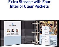 Avery Heavy-Duty View 3 Ring Binder with One-Touch EZD D-Rings and DuraHinge/DuraEdge