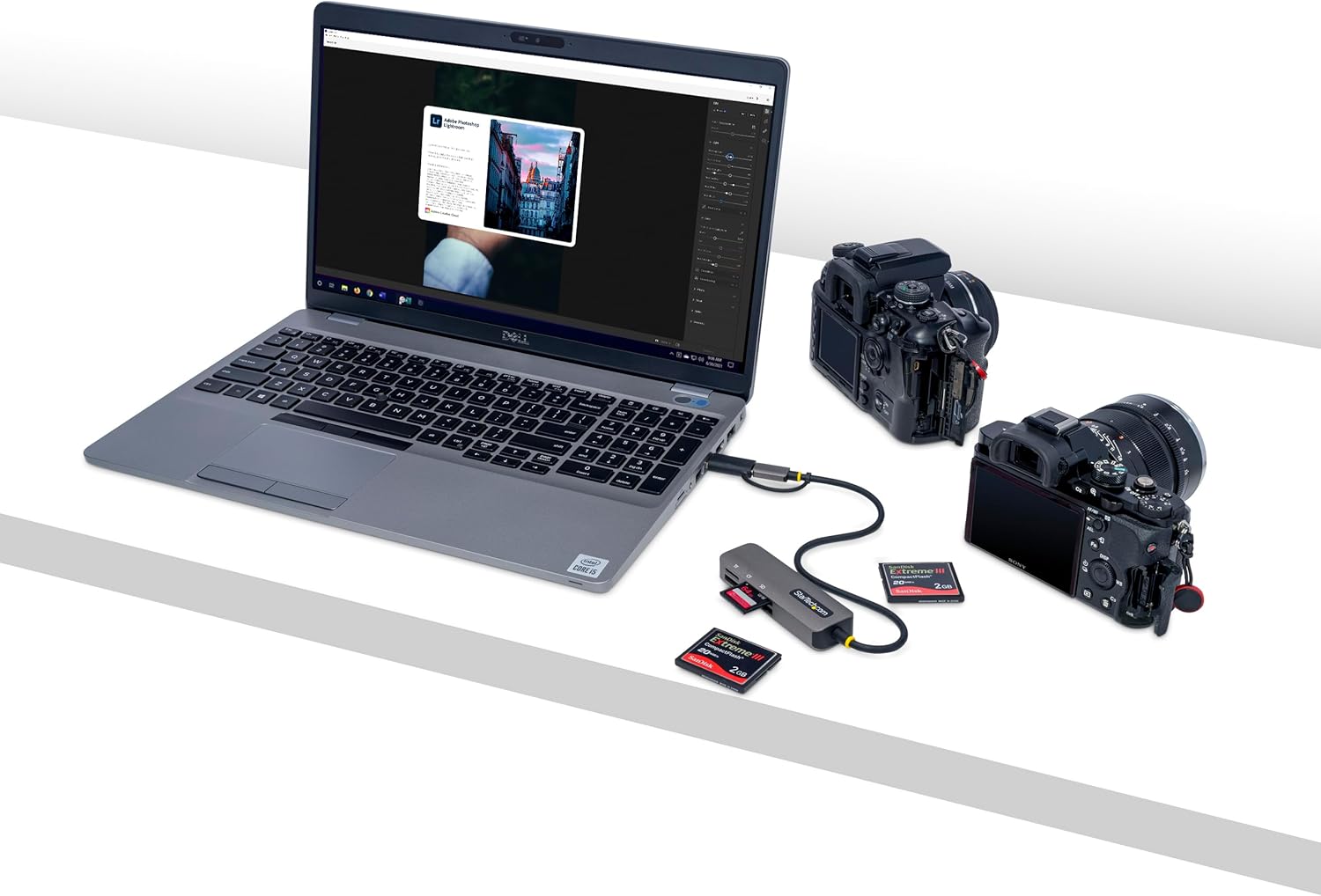 StarTech.com USB 3.0 Multi-Media Memory Card Reader, SD/microSD/CompactFlash