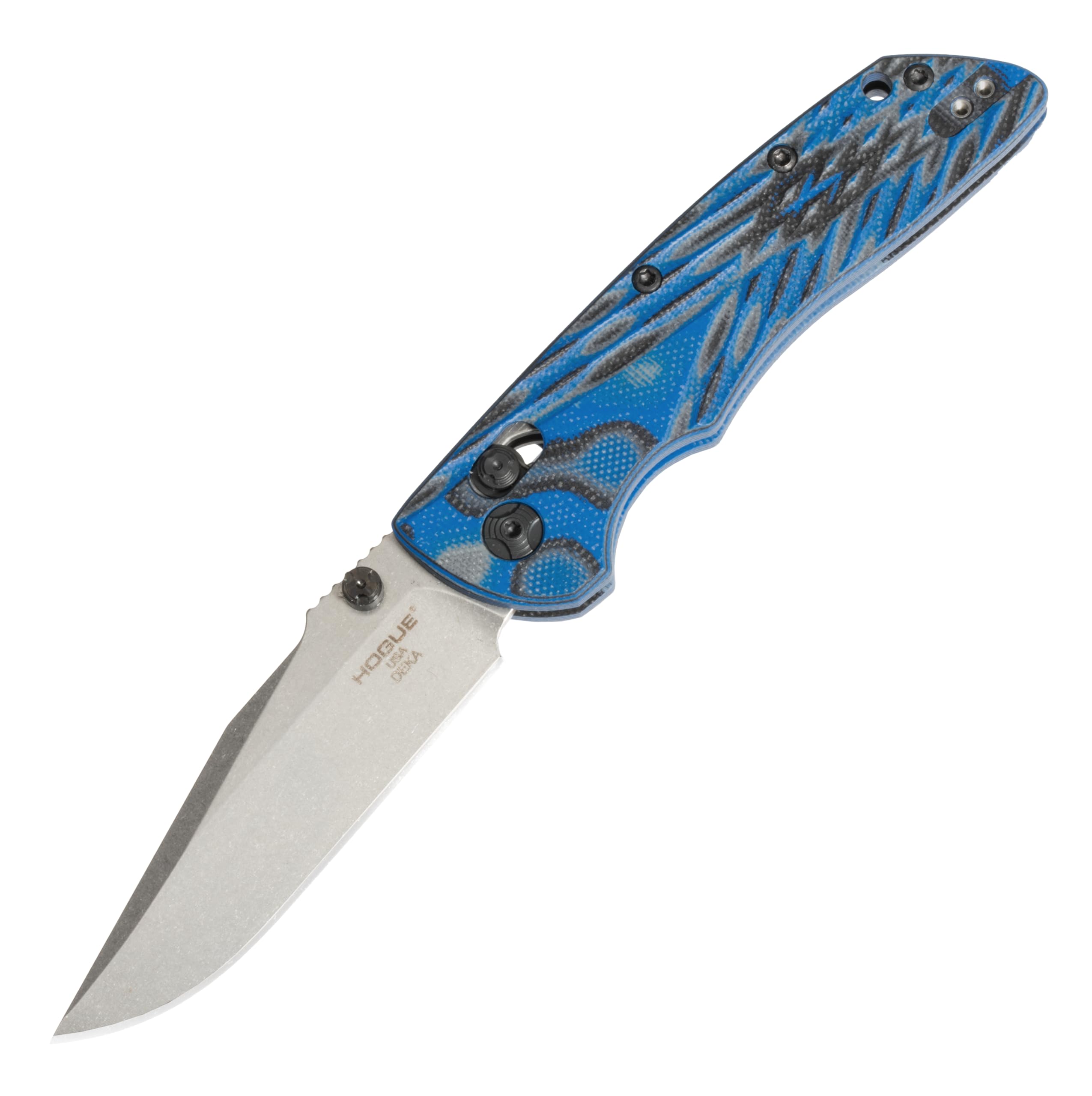 Hogue Deka, Folding Knife, CPM-20CV, Plain Edge, Clip Point Blade, 3.25", 24273