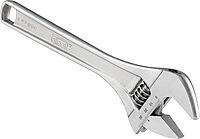 Ridgid 86917 762 Adjustable Wrench, 12-inch Adjustable Wrench for Metric and SAE, Silver, Small