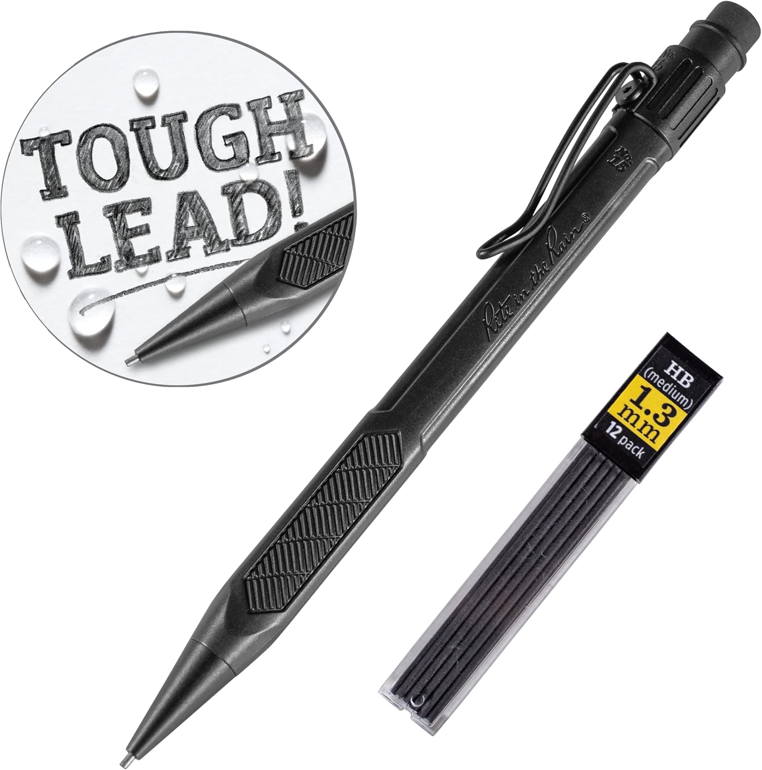 RITE IN THE RAIN Weatherproof Mechanical Pencil, 1.3mm HB Lead